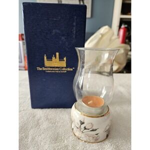 The Smithsonian Collection by Goebel Mini Mistletoe Hurricane Lamp Candle Holder